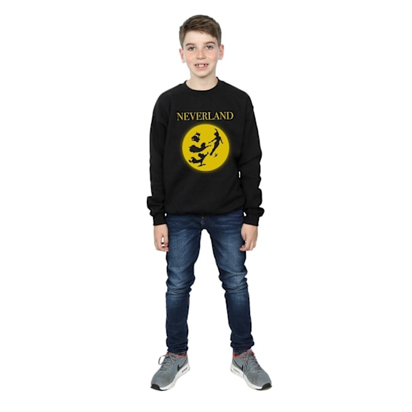 Disney Boys Peter Pan Moon Silhouettes Sweatshirt 12-13 år B Black 12-13 Years