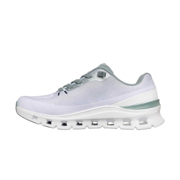 Skechers Herr Glide-Step Pro Träningsskor 8 UK Vit/Ljusblå White/Light Blue 8 UK