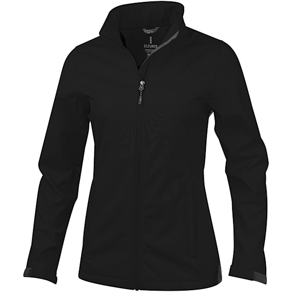 Elevate Dam/Damer Maxson Softshell Jacka XL Solid Black Solid Black XL