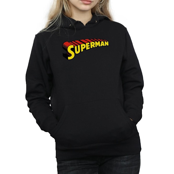 DC Comics Dam/Kvinnor Superman Telescopic Loco Hoodie XL Svart Black XL