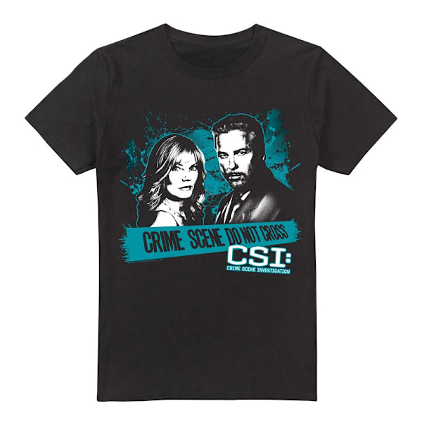 CSI Herr Cross the Line T-Shirt M Svart Black M