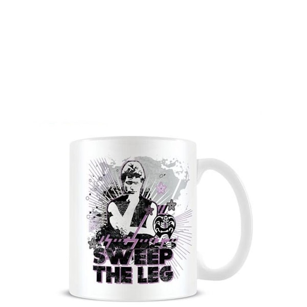 Cobra Kai Sweep The Leg Mug En Storlek Vit/Svart/Lila White/Black/Purple One Size