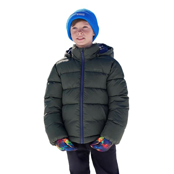 Mountain Warehouse Barn/Barn Hawthorne Vattenavvisande Vadderad Jacka Khaki Green 7-8 Years