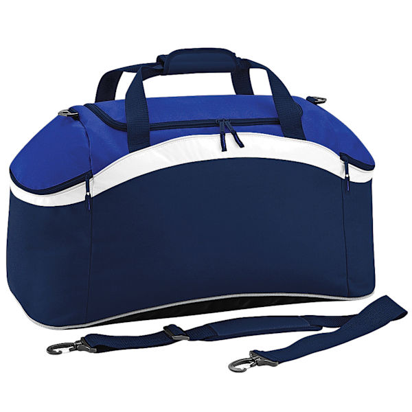Bagbase Teamwear Holdall One Size French Navy/Bright Royal Blue French Navy/Bright Royal Blue/White One Size