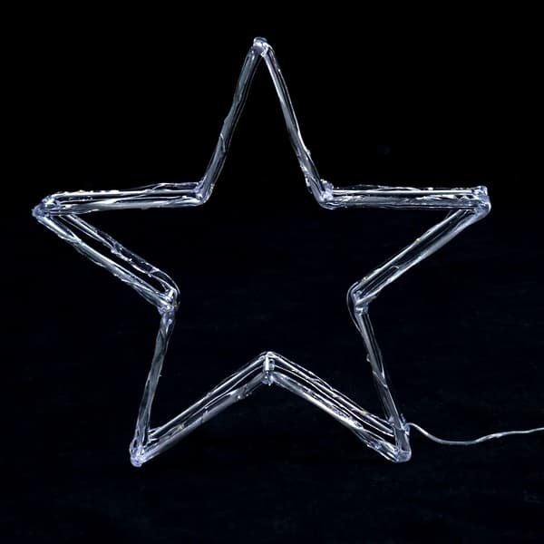 Jul LED-stjärna 30 cm One Size Vit White One Size