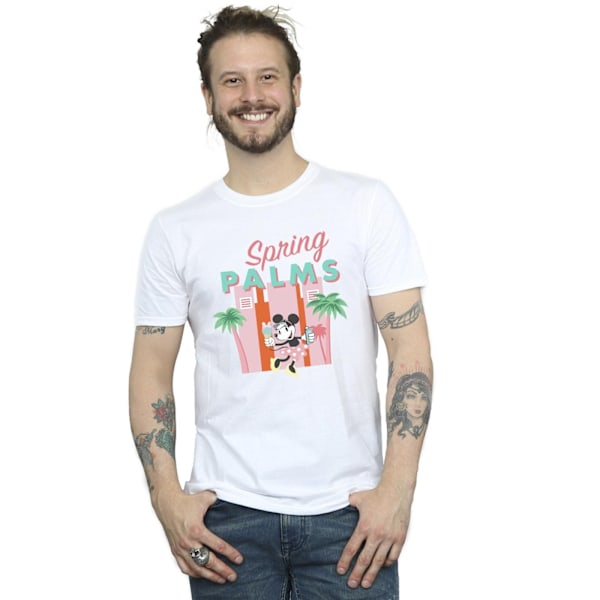 Disney herr Minnie Mouse Spring Palms T-shirt 4XL vit White 4XL