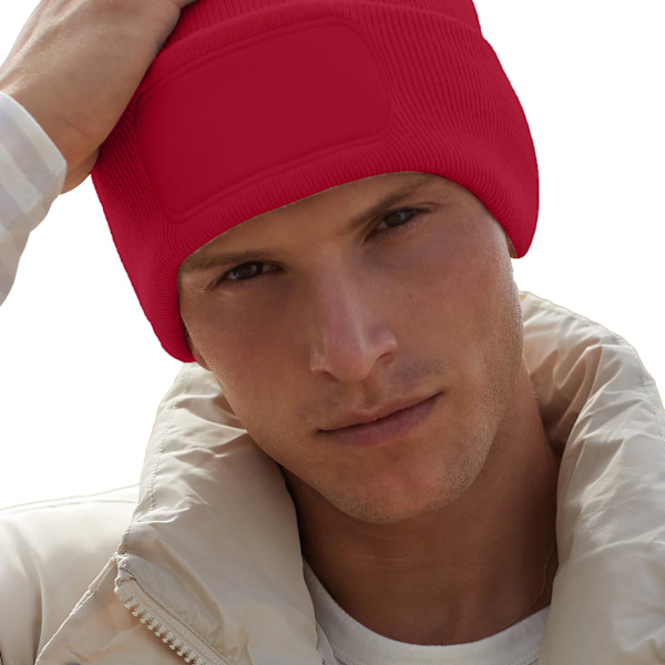 Beechfield Unisex Enfärgad Vintermössa / Huvudbonad (Perfekt för Classic Red One Size