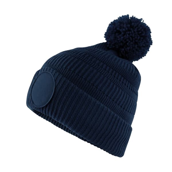 Beechfield Patch Beanie One Size French Navy French Navy One Size