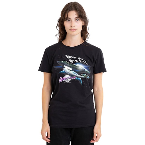 Galaxy Quest Unisex Vuxen Never Surrender T-Shirt L Svart Black L