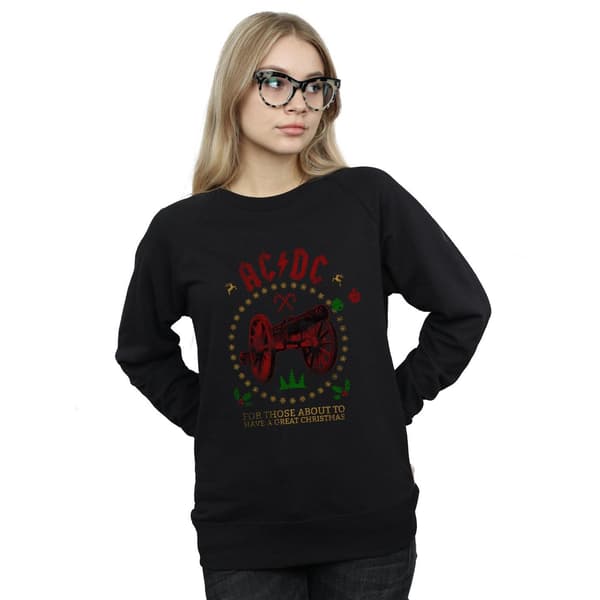 AC/DC Dam/Dam Jul För De Tröja M Svart Black M
