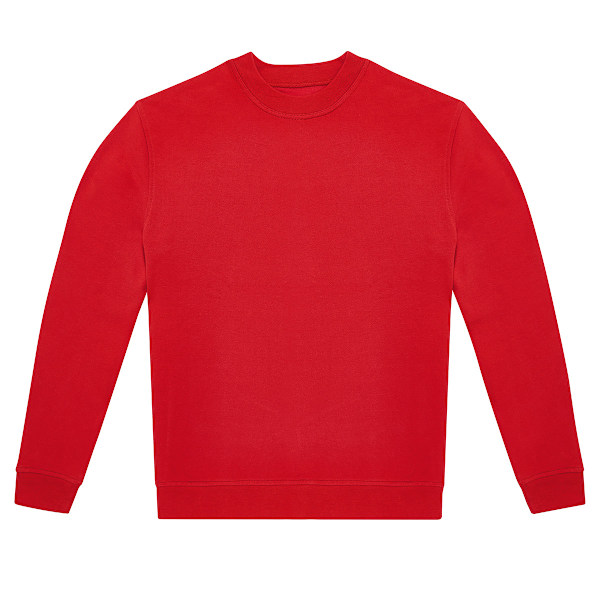 B&C Unisex Vuxen ID.222 Sweatshirt med Rund Hals XL Röd Red XL