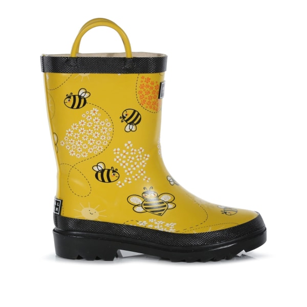 Regatta Childrens/Kids Minnow Bee Wellington Boots 11 UK Child Maize Yellow 11 UK Child