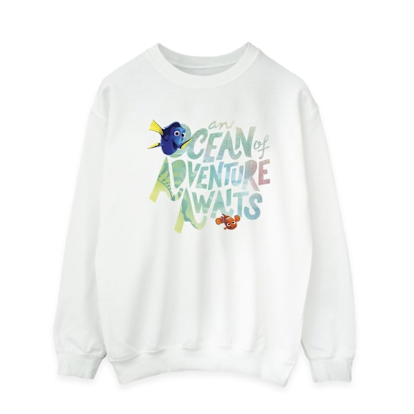 Disney Finding Dory Ocean Of Adventure Sweatshirt M Vit White M