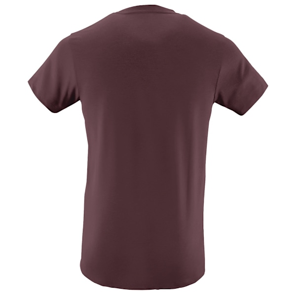 SOLS Herr Regent Slim Fit Kortärmad T-shirt XL Oxblood Oxblood XL