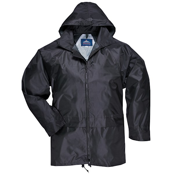 Portwest Klassisk Regnjacka för Herrar (S440) 2XL Svart Black 2XL