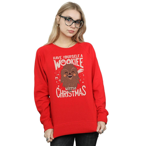 Star Wars Dam/Damer Wookiee Liten Jultröja XXL Red XXL