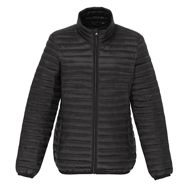 2786 Dam/Kvinnor Tribe Hooded Fineline Vadderad Jacka 2XL Svart Black 2XL