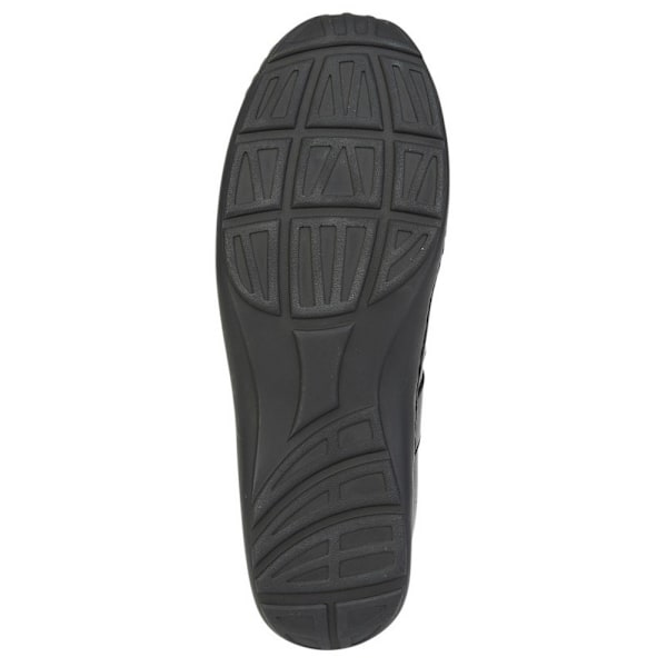 Mod Comfys Dam/Dam Softie Läder Extra Bred Casual Skor Black 5 UK