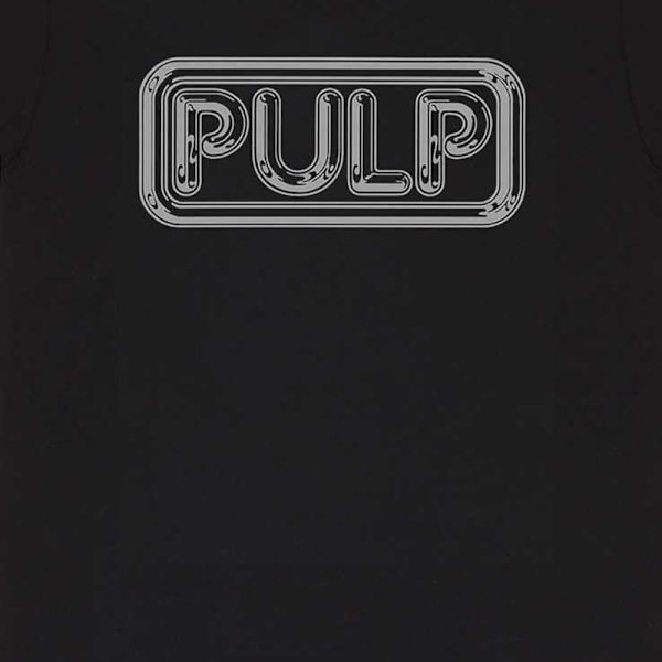 Pulp Unisex Vuxen Different Class Logotyp T-shirt Stor Svart Black L