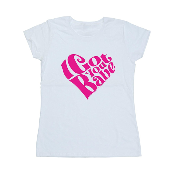 Sonny & Cher Dam/Kvinnor I Got You Babe Bomull T-shirt XL Vit White XL