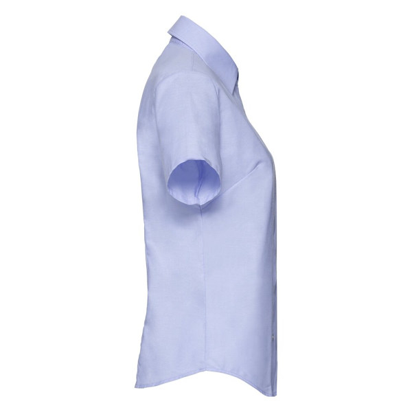 Russell Collection Dam/Dam Oxford Kortärmad Skjorta 4XL Oxford Blue 4XL