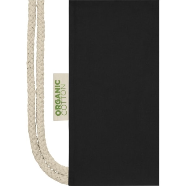 Bullet Orissa Ekologisk Bomullssnörsäck En Storlek Solid Svart Solid Black One Size