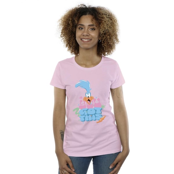 Looney Tunes Dam/Kvinnor Roadrunner You Got This Bomull T-shirt Baby Pink S