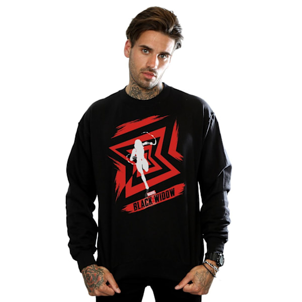 Marvel Herr Svart Änka Filmikon Run Sweatshirt M Svart Black M