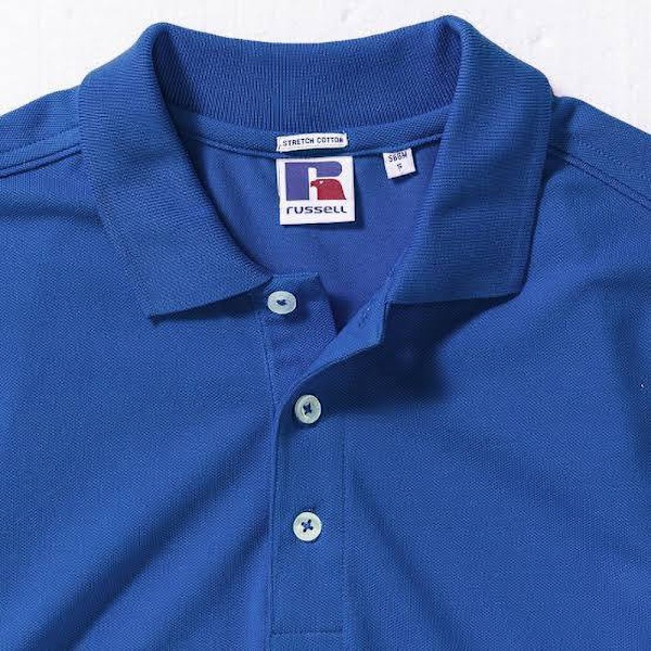 Russell Herr Stretch Kortärmad Poloskjorta S Bright Royal Bright Royal S