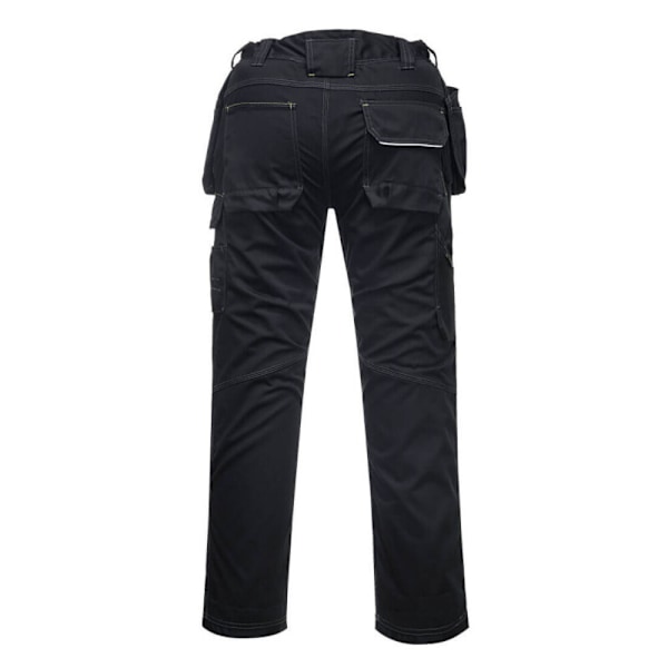 Portwest Holster Stretch Cargo Byxor 42R Svart Black 42R