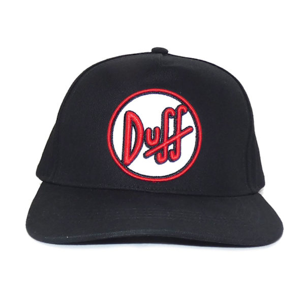 Simpsons Duff Baseball Cap One Size Black Black One Size