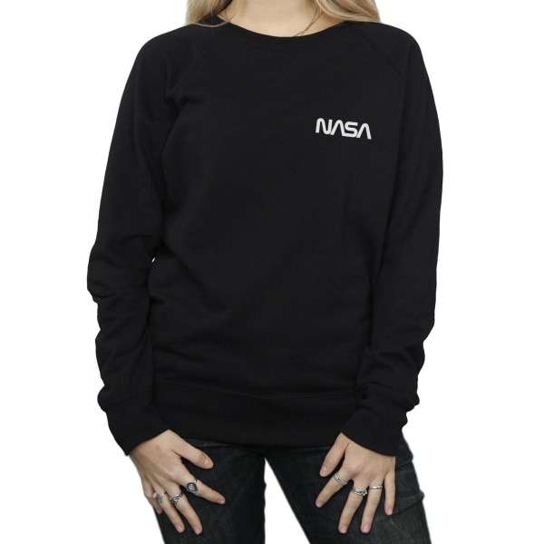 NASA Dam/Dam Modern Logo Chest Sweatshirt S Svart Black S