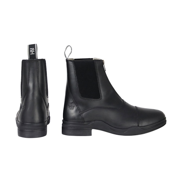 HyLAND Unisex Adult Waxy Leather Jodhpur Boots 3 UK Svart Black 3 UK