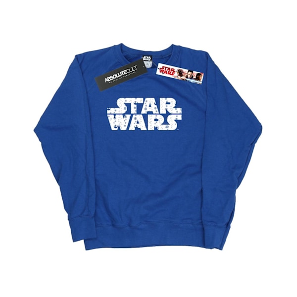 Star Wars Dam/Damer Jul-Logotyp Sweatshirt S Royal Blue Royal Blue S