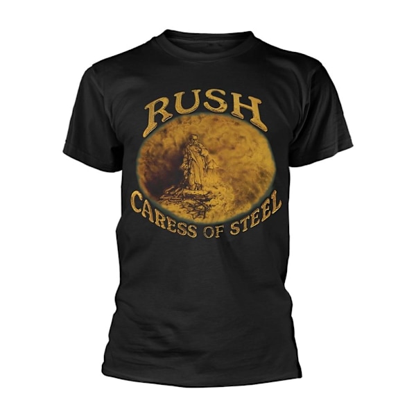 Rush Unisex Adult Caress Of Steel T-Shirt S Svart Black S