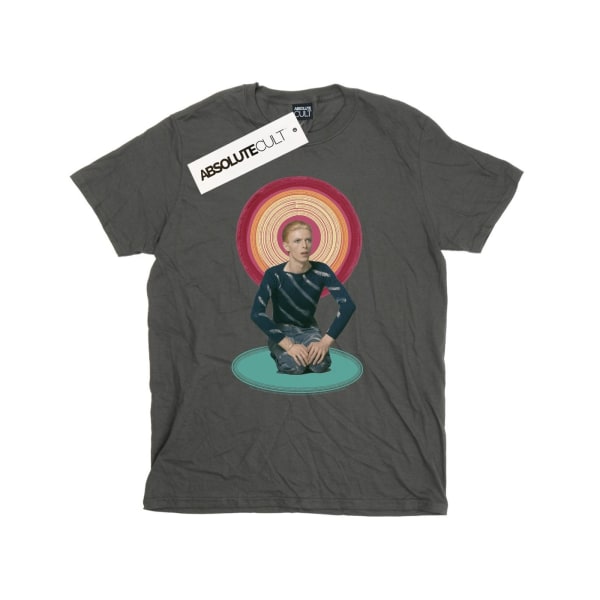 David Bowie flickor knästående Halo bomull T-shirt 3-4 år Charco Charcoal 3-4 Years