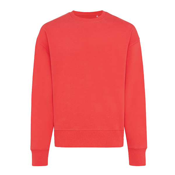 Iqoniq Unisex Vuxen Kruger Återvunnen Bomull Rund Hals Avslappnad Passform Luscious Red XS