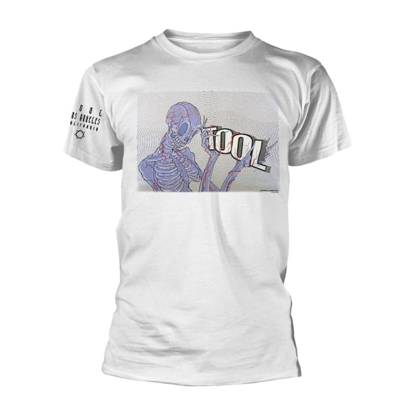 Tool Unisex Vuxen Skelett T-shirt M Vit White M