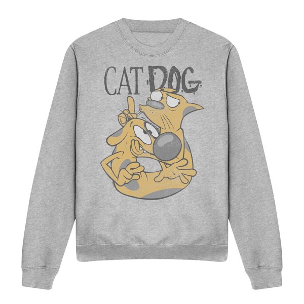 CatDog Unisex Vuxen Fast Tillsammans Sweatshirt XL Sport Heather Sport Heather XL