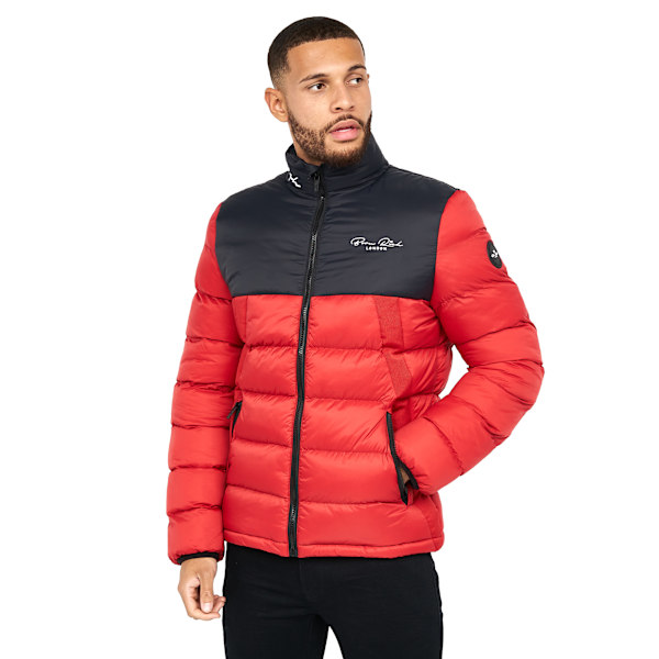 Born Rich Mens Lyden Oversized Puffer Jacket XXL Tango Röd Tango Red XXL