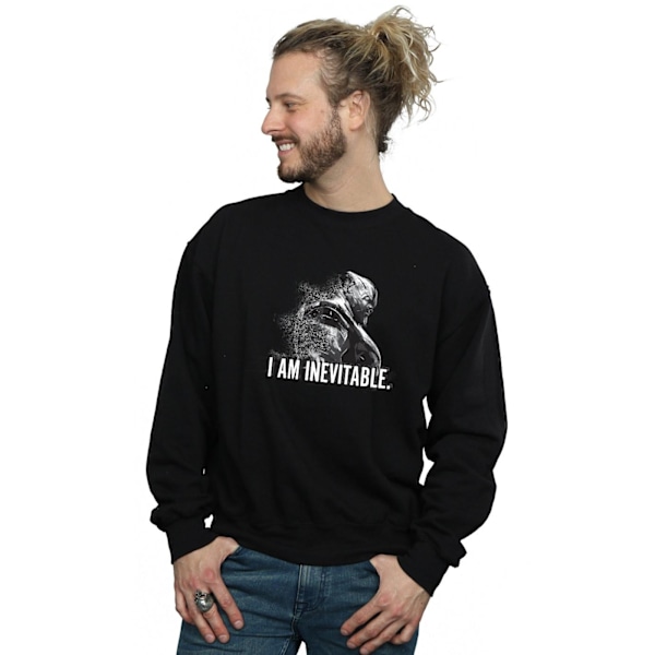 Marvel Mens Avengers Endgame I Am Inevitable Sweatshirt 4XL Svart Black 4XL