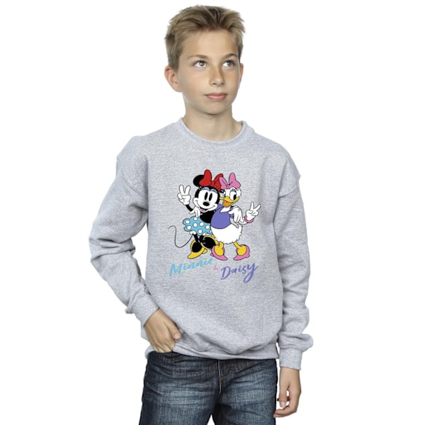 Disney Boys Minnie Mouse Och Daisy Sweatshirt 3-4 År Sport Sports Grey 3-4 Years