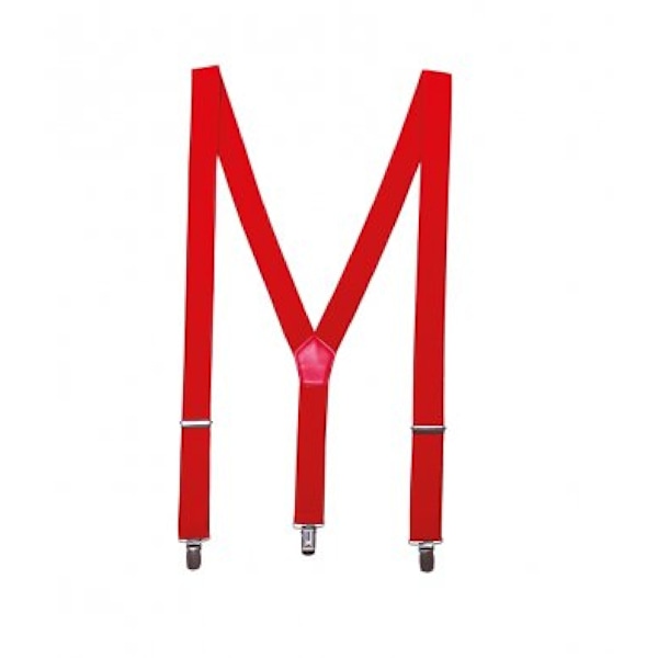 Premier Herr Clip On Braces En Storlek Röd Red One Size