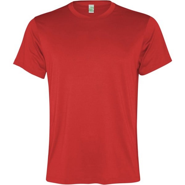 Roly herr Slam kortärmad sport T-shirt M röd Red M