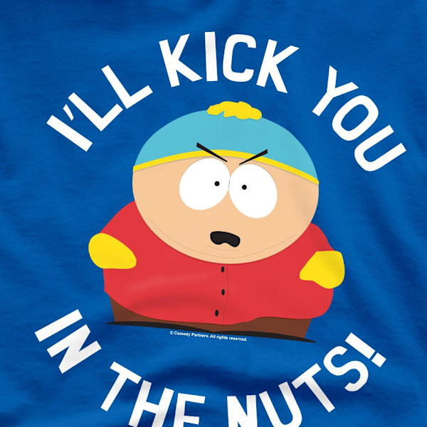 South Park Herr Kick You In The Nuts T-Shirt M Kungsblå Royal Blue M