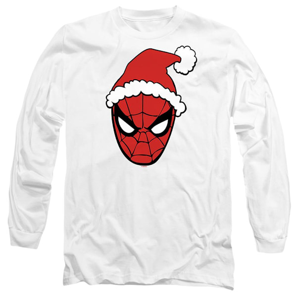 Spider-Man Unisex Vuxen Tomteluva T-Shirt L Vit White L