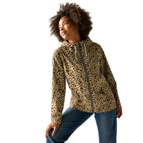 Regatta Dam Bayletta Leopardmönstrad Vattentät Jacka Multicoloured 16 UK
