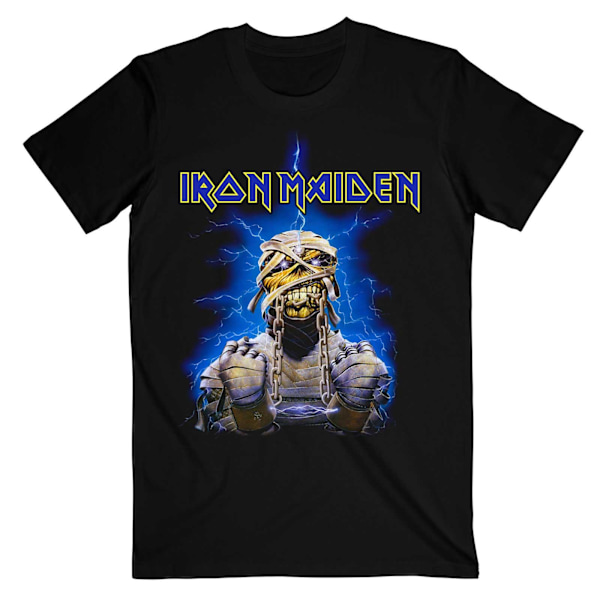 Iron Maiden Unisex Adult Powerslave Mummy T-Shirt M Svart Black M