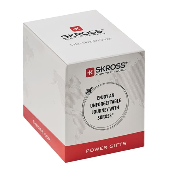 MidOcean Världen Till Europa Reseadapter One Size Vit White One Size