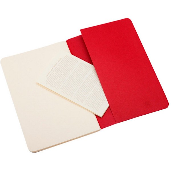 Moleskine Cahier Large Plain Journal One Size Cranberry Red Cranberry Red One Size